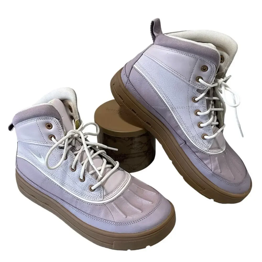 Nike ACG-Woodside 2 High Top Boot Sneaker Light Violet Youth Size 7 (HF0767 200)
